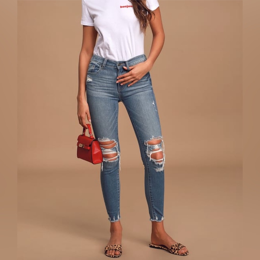 Eunina Clara High-rise Skinny Crop